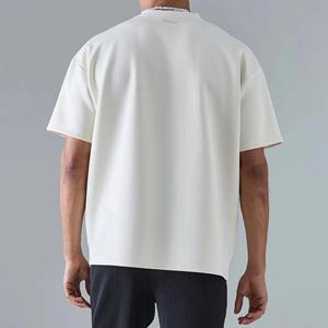 Nouveauté : T-shirts Oversize Homme Été 100% Coton Coupe Ample Imprimé Respirant Manches Courtes Épaules Tombantes - Product Image 2
