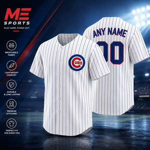 Wholesale High Quality Unisex Sports Uniform Short Sleeve V-neck Sublimation Baseball Jersey Custom Breathable Quick Dry 100% - Product Image 1