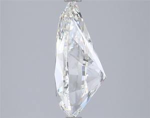 Diamant de laboratoire de forme poire 5,02 ct G VVS2 - Product Image 3