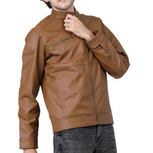 เสื้อเชิ้ตเดรสหนังกลับสีน้ำตาลเข้มแบบสั่งทำพิเศษ ปี 2025 รุ่นคลาสสิกสำหรับฤดูหนาว  โลโก้ด้านหน้า  ลายพิมพ์สัตว์  สไตล์ไฮสตรีท  ไซส์พลัส - Product Image 5