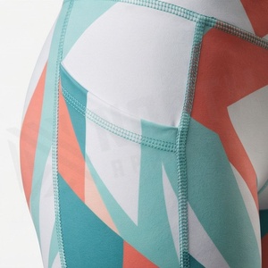 High Waisted Womens Yoga Pants Custom Sublimation Customized Color <b>Seamless</b> <b>Leggings</b> Elastic Solid Pattern Activewear - Product Image 5