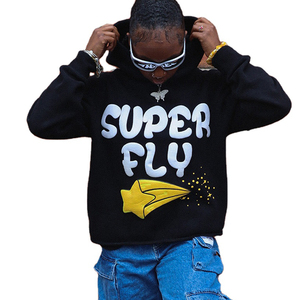 Conjunto de Sudadera con Capucha y Pantalones de Chándal de Forro Polar 100% Algodón para Invierno, Unisex, de 2 Piezas, Sin Bolsillos, con Bajo sin Rematar - Product Image 1