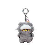 Porte-clés en peluche Line Friends Zoa Mini Flush G-Dragon Zoa K-POP Zo&Friends Zoa Gris