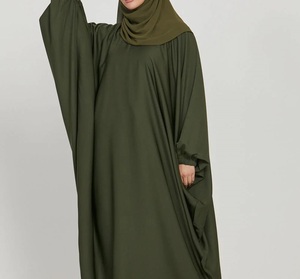 Hot Selling Vintage Silk Muslim Women <b>Dress</b> Prayer Garment Breathable Women Abayas <b>Long</b> Full Cover Spring Autumn Four Season - Product Image 5