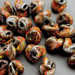 Cuentas de cristal de Murano y cuentas de cristal de colores mezclados de fabricación india para el mercado africano - Product Image 1