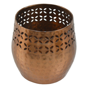 โถขี้ผึ้งเหล็กงานแฮนด์เมดสไตล์ราชวงศ์2022ชุดรูปแบบไฟน้ำชาและเชิงเทียนตกแต่งบ้านงานแต่งงานดีไซน์ใหม่ - Product Image 1