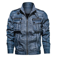 Veste en jean en toile 100 % coton pour homme - Coupe ajustée personnalisable de haute qualité, style bomber cowboy avec logo frontal