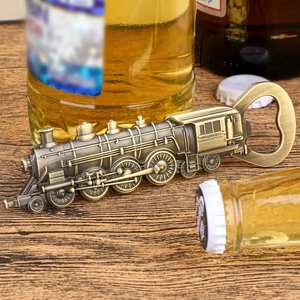 Metal Train Steam Locomotive <b>Engine</b> Wine Beer Bottle Opener with 2-in-1 Function for <b>Bar</b> Bartenders (Men & Women) - Product Image 3