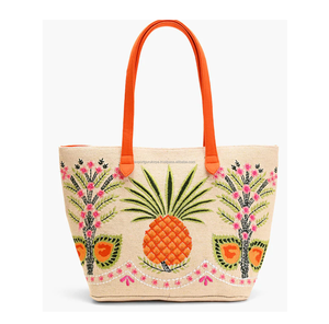 Dernière collection indienne Boho Beach Sac à main en perles pour femmes Sac fourre-tout personnalisé de créateur bohème Soirée shopping - Product Image 5