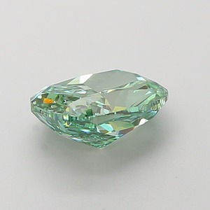 Diamant CVD vert vif fantaisie modifié taille coussin de 1,81 carat, clarté VS1, excellente taille, pierre précieuse créée en laboratoire pour joaillerie fine - Product Image 3