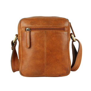 2024 Unisex Genuine Leather XL Crossbody Messenger <b>Handbag</b> with Zipper Closure Adjustable Strap Solid Foldable for <b>Travel</b> - Product Image 2