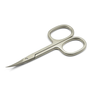 Ciseaux à cuticules et poils de nez incurvés pour droitiers, en acier inoxydable de qualité chirurgicale, lame tranchante, durables et de haute qualité - Product Image 1