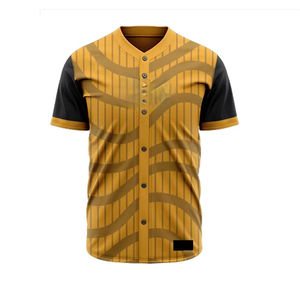 Uniforme de Béisbol de Último Diseño y Nuevo Estilo, Uniforme de Béisbol de Color Sólido de Primera Calidad para Venta en Línea - Product Image 2
