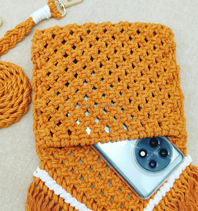 Nuevos bolsos de paja de playa de verano hechos a mano, bolso bohemio personalizado, bolso de hombro de macramé con estilo para mujer, bolsos cruzados de playa de hierba marina - Product Image 6