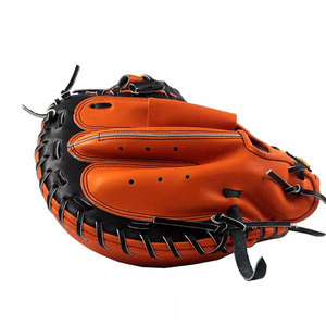 Gants de baseball en cuir de qualité supérieure avec fermeture de poignet réglable pour les écoles, les clubs et les équipes de baseball - Product Image 1