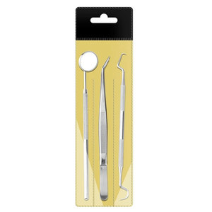 Ensemble d'instruments dentaires électriques en acier inoxydable certifiés CE de qualité médicale, miroir, sonde, pinces, pour examen dentaire et soins bucco-dentaires - Product Image 6