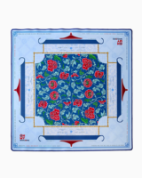 Tapis de jeu de mahjong américain personnalisé imprimé, en microfibre, imperméable et antidérapant, pour les tuiles de mahjong, idéal pour les divertissements familiaux.