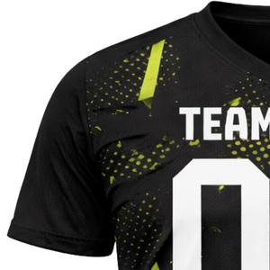 Camiseta de Fútbol Americano Sublimada Personalizada con Cuello en V, Uniforme de Equipo Transpirable de Poliéster, Venta al Por Mayor OEM - Product Image 4