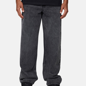 Pantalones Vaqueros Anchos de Mezclilla para Hombre, Estilo Casual, Retro, Clásico, Holgado, Hip Hop, Vintage - Product Image 5