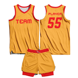 Uniforme de basket-ball personnalisé de haute qualité – Maillot et short d'équipe sublimés 100 % polyester - Product Image 1