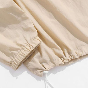 ชุดวอร์มลำลองผู้ชายแบบมีซิป แจ็คเก็ตกันลม ชุดเซ็ตขาสั้น ความยาวระดับเข่า คุณภาพสูง สำหรับฤดูใบไม้ร่วง - Product Image 2