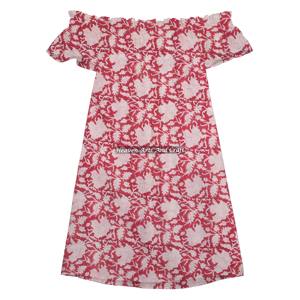 Nouvelle Robe d'été sexy pour femme, imprimée à la main, à épaules dénudées, collection tendance - Product Image 2