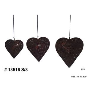 Simple Design White Marble Gold Edge Hanging Home Decorative <b>Christmas</b> Ornament Heart Shape <b>Christmas</b> Ornament for Hanging - Product Image 3