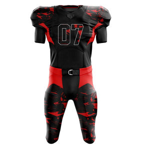 Uniforme de Fútbol Americano Sublimado para Adultos, Venta al Por Mayor, Nueva Llegada 2026, Conjunto de Jersey y Pantalón Corto, Transpirable y de Secado Rápido - Product Image 2