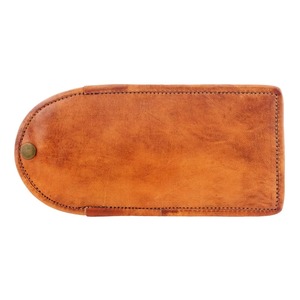Classic Tan Leather <b>Glasses</b> <b>Case</b> <b>Soft</b> Padded Eyewear Protector Bulk Orders For Optical Stores LGC-0092 - Product Image 3