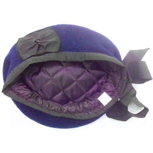 Gorro de Lana Acrílica Color Púrpura Balmoral, Gorro Escocés Balmoral Personalizado OEM ODM 2026 - Product Image 1