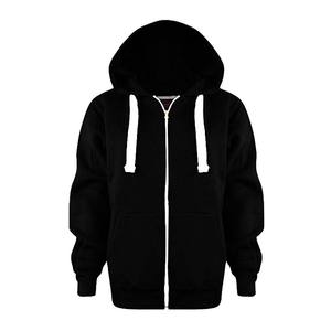 Vente en gros – Sweat à capuche zippé décontracté pour femme, doublé, haute qualité, logo personnalisé, 100 % coton, polaire d'hiver, écologique, prix raisonnable - Product Image 3