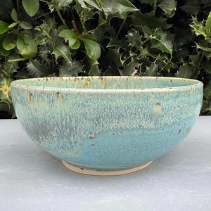 ชามเซรามิกขนาดใหญ่พิเศษเคลือบสี Sea Mist ความจุเยอะ ทนทาน ปลอดภัยสำหรับอาหาร เหมาะสำหรับโต๊ะอาหารหรูหรา - Product Image 1