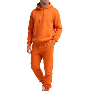 Conjunto Deportivo para Hombre 2026, Sudadera con Capucha Blanca, Manga Larga, Color Sólido, Casual, 100% Algodón, Transpirable, Corte Regular - Product Image 3