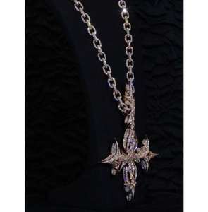 Collar con Colgante de Cabra de Plata de Ley 925 de Calidad de Exportación, Joyería con Moissanita Certificada IGI, Disponible a un Precio Competitivo - Product Image 1