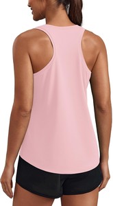 Camiseta sin mangas de punto amarilla lisa para mujer al por mayor, transpirable, sin mangas, informal, fabricación bajo demanda - Product Image 2