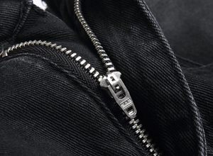 Men High Street French Terry 100% Cotton Plus Size Breathable Mid Waist Custom Printed Painted Distressed Shorts - Product Image 4