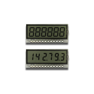 Connecteur de broche d'éclairage personnalisé pour écran LCD mono 6 heures TN positif 26,65x8 mm 1/4 Duty Transflectif -30~85 ° C - Product Image 1