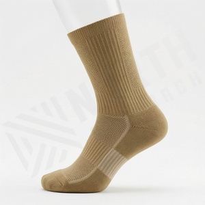 Crew <b>Socks</b> Solid Color Breathable Knitted Spandex Polyester Men Women Daily Casual Summer Wear - Product Image 3