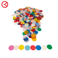Meilleur canon à confettis décoratif en forme de cœur, imprimé 4 couleurs, en papier de soie, emballé en vrac, fournitures de fête, mariage, Pâques, Nouvel An