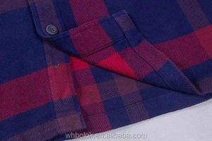 Wholesale Men's Autumn <b>Flannel</b> Yarn Dyed Eco-Friendly Anti-Wrinkle Breathable Outerwear Long-Sleeve 100% Cotton Shirt <b>Jackets</b> - Product Image 6
