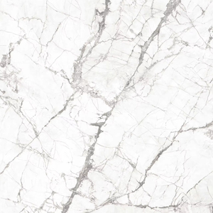 Revêtement mural personnalisé en pierre frittée italienne moderne et luxueuse en marbre blanc 1620x3240mm, 5mm, blanc invisible, poli mat - Product Image 1