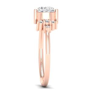 Anillos de compromiso REYES personalizables de plata de ley 925 con moissanita VVS de alta calidad, joyería de regalo de boda para mujeres. - Product Image 3