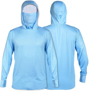 Camisa de Pesca Unisex de Manga Larga con Estampado por Transferencia Térmica UPF 50 Anti-UV, Transpirable, 100% Poliéster, para Actividades al Aire Libre - Product Image 3