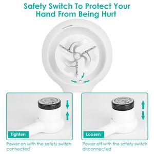 Levapelucchi Elettrico Ricaricabile USB per Tessuti e Vestiti, Rimuovi Pelucchi e Fiocchi, Rifinitore per Maglioni, Portatile e Staccabile - Product Image 3