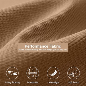 Custom logo Mens Workout Athletic Cargo Shorts Front Logo Spandex/Polyester Canvas Fabric Quick Dry Mid Waist Drawstring Closure - Product Image 6