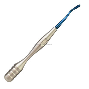 WORLD PRECISION SURGICAL Elevador de Raíz PDL Dental Luxating, Plata, Agarre Acolchado Deluxe, Instrumento Manual para Cirugía Oral, Clase I CE - Product Image 1