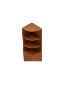 Librería Esquinera Moderna de Madera con 3 Estantes, Diseño Minimalista que Ahorra Espacio, Mueble para Sala de Estar - Product Image 2