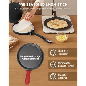 Pressa per Tortillas in Ghisa da 10 Pollici, Pataconera, Macchina per Roti con Manico, 100% Tortilladora, Set di Utensili da Cucina - Product Image 5