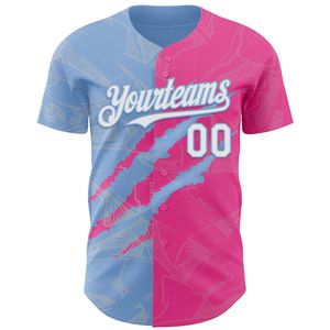 Uniforme d'équipe de baseball haut de gamme, jersey à manches courtes entièrement boutonné, logo personnalisé, toutes saisons, 100% coton biologique, antibactérien - Product Image 4