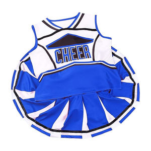 Uniformes de Animadoras de Alta Calidad Hechos en Pakistán, Personalizados, Ecológicos, Transpirables, de Poliéster y Algodón, Conjuntos de Ropa de Baile para Entrenamiento - Product Image 2